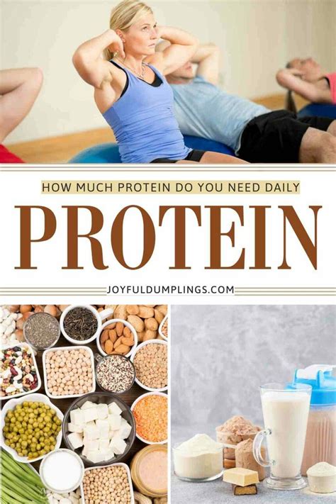 Protein Intake How Much Protein Do You Need To Eat Every Day Joyful Dumplings