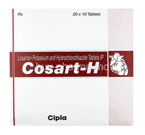 Buy Cosart H Losartan Hydrochlorothiazide Cosart H Online