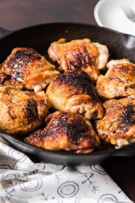 Cast Iron Skillet Chicken Thighs Boneless Skinless