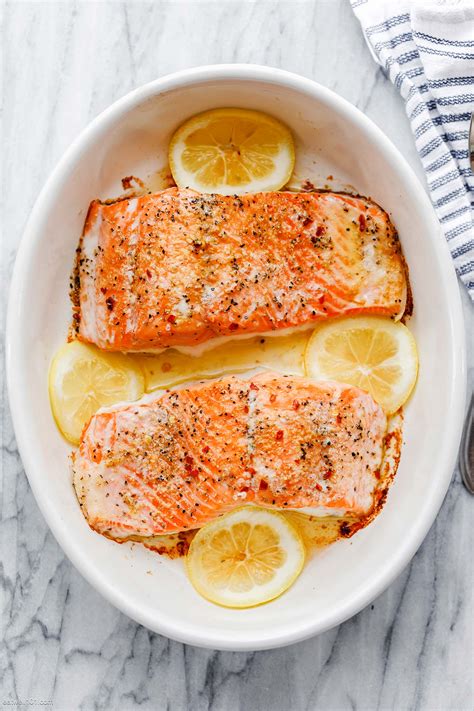 How To Bake Salmon In The Oven Oven Baked Salmon Recipe Eatwell101