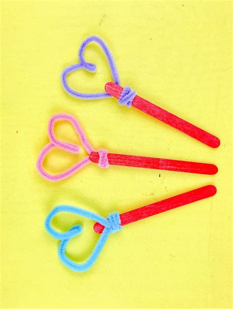 Popsicle Stick Valentine Craft Popsicle Stick Hearts Thriving In