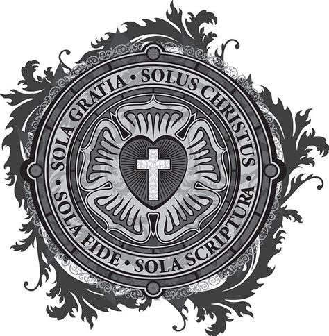 Luther Rose Christian Luther Seal Sticker By Carl Huber In 2021