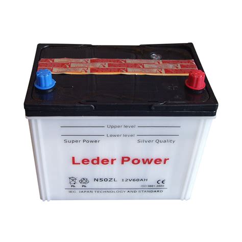 12v60ah Jis Standard Lead Acid Dry Charge Car Battery 12v60ah China