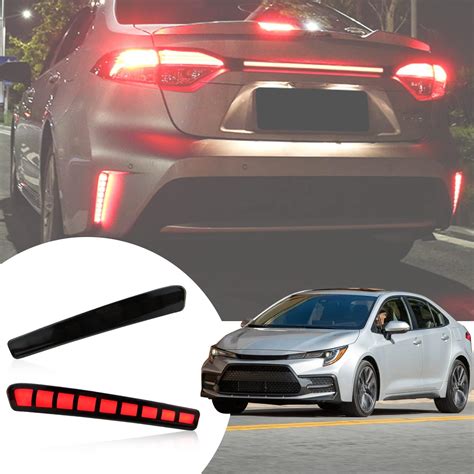 Keegtbox Led Rear Bumper Brake Light Kit Daytime Running Light Dynamic Sequential