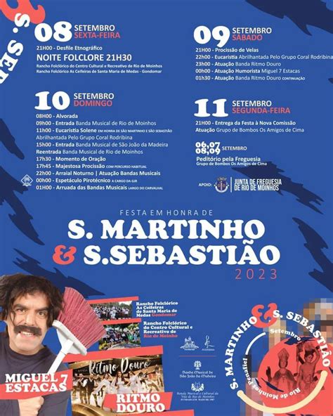 Festas de São Martinho 2024 em Rio de Moinhos