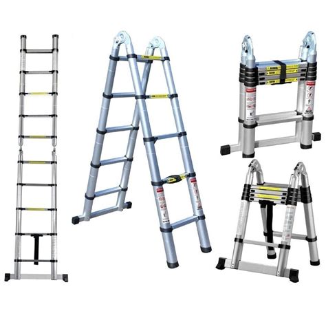 M Ft A Frame Stabiliser Telescopic Ladder Extendable Multi