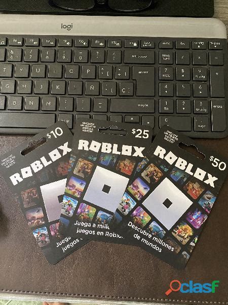 Tarjetas Regalo Gift Card Roblox Robux Premium En Colombia Clasf Juegos