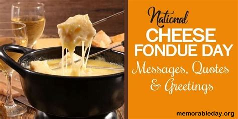 National Cheese Fondue Day Quotes Messages Greetings