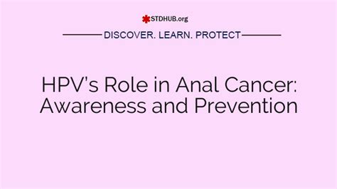 HPV S Role In Anal Cancer Awareness And Prevention
