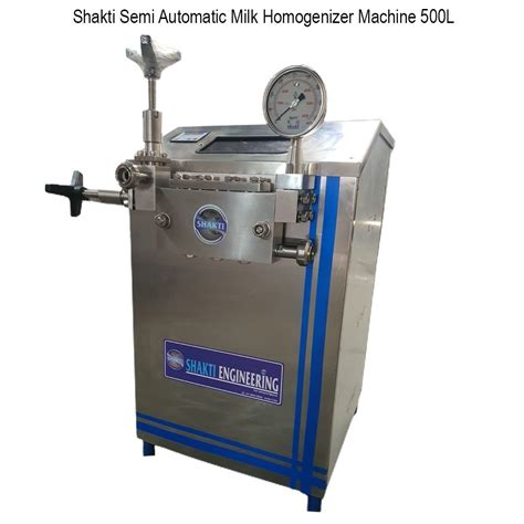 180 Bar Shakti Semi Automatic Milk Homogenizer Machine Capacity 500