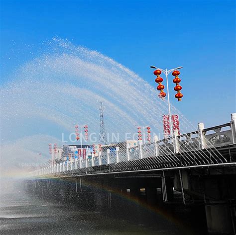 China Outdoor Large Landscape Bridge Dancing Music Fountain