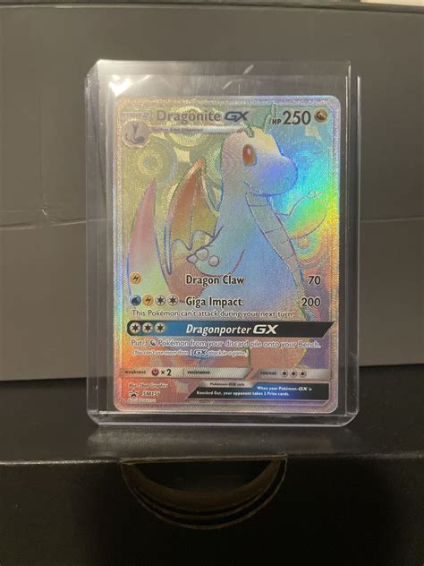 Mavin Dragonite Gx Sm Rainbow Rare Black Star Promo