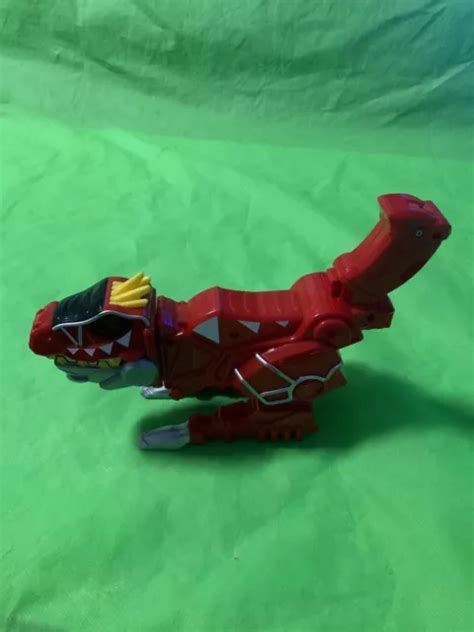 Power Rangers Dino Charge Red T Rex Super Morpher Gun Blaster No