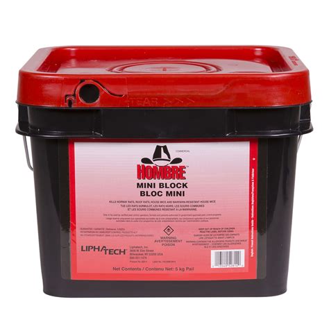 Hombre Mini Block Rodenticide Kg From Vetoquinol Bmr