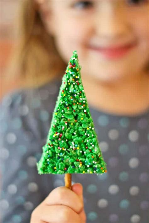 Easy Christmas Tree Rice Krispie Treats With Video Rachel Cooks