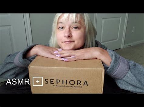 Asmr Sephora Haul Unboxing Swatches Tapping More