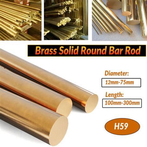 Brass Solid Round Bar Rod Diameter Mm Length