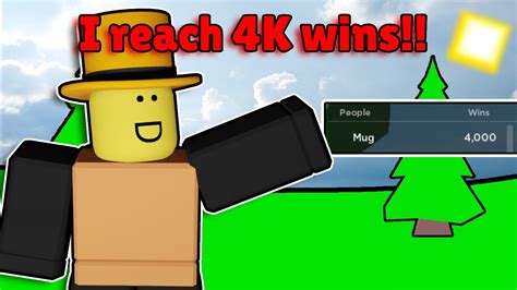 I HIT 4K WINS ROBLOX BEDWARS YouTube