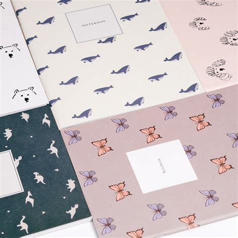 Cute Creatures Notebook Japanese Design Made In Japan Nimi Projects