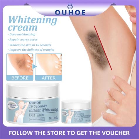 Ouhoe Instant Whitening Cream Intimate Area Underarm Bikini Elbow