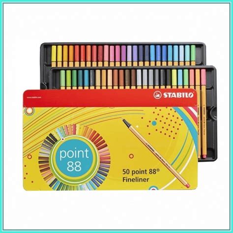 Hippoart Stabilo Point Fineliner Colour Marker Pen Mm