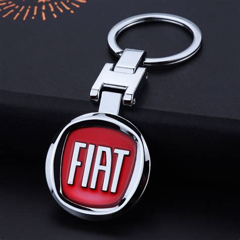 Zinc Alloy Key Ring Keychain For Fiat Abarth Ducato Tipo Grande