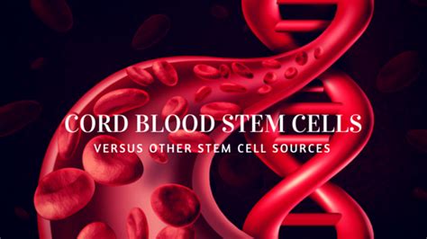 The Difference of Cord Blood Stem Cells from Other Stem Cell Sources