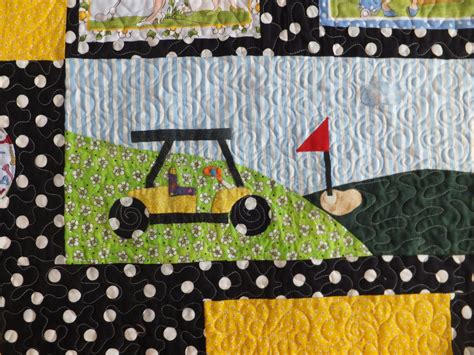 From Sew Silly Quilting Golf Quilt Quilts Quilted Gifts