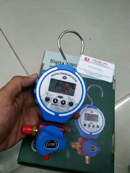 Jual Manifold Single Digital Merk Hengsen Alat Isi Freon Buat Semua