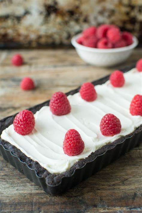 Raspberry Mascarpone Tart With Chocolate Cookie Crust The Well