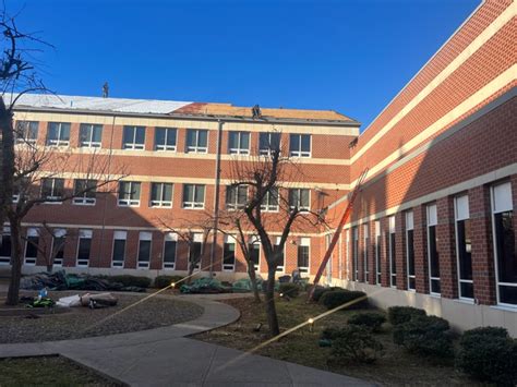 Repairs To New Milford High School Roof — Which Has Had 2 Fires In A