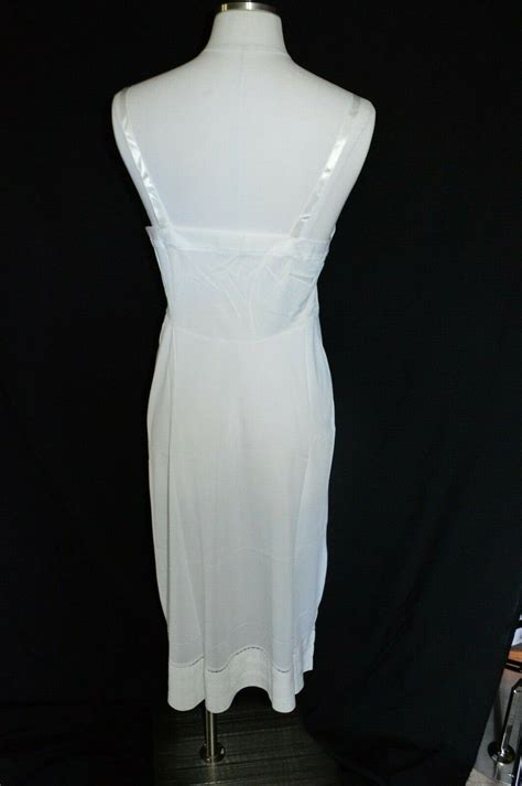 Komar Full Slip Size White Nylon Vintage S Mad Gem