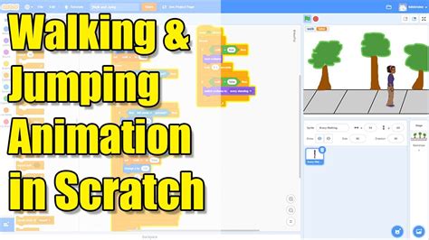 Walking And Jumping Sprite In Scratch Animation For Beginners Youtube