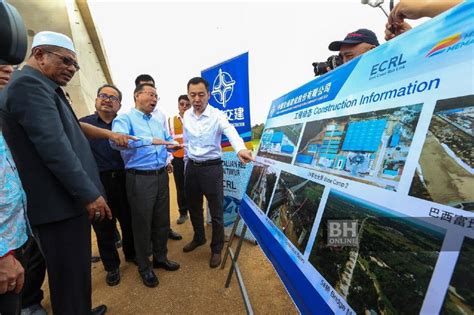 Projek ECRL Siap 40 Peratus Utusan Timur