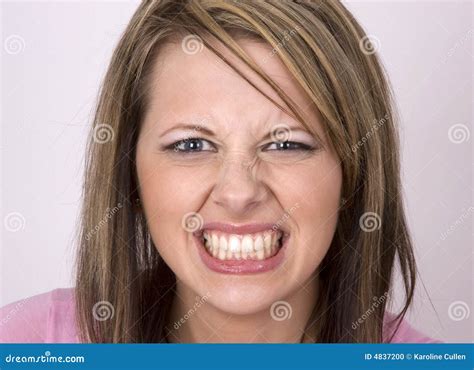 Angry Grimace Stock Photo - Image: 4837200