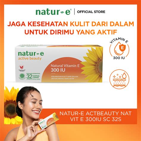 Promo Natur E Active Beauty Natural Vitamin E Iu S Suplemen