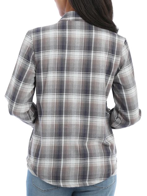 Lee Riders Women S Fleece Lined Flannel Shirt