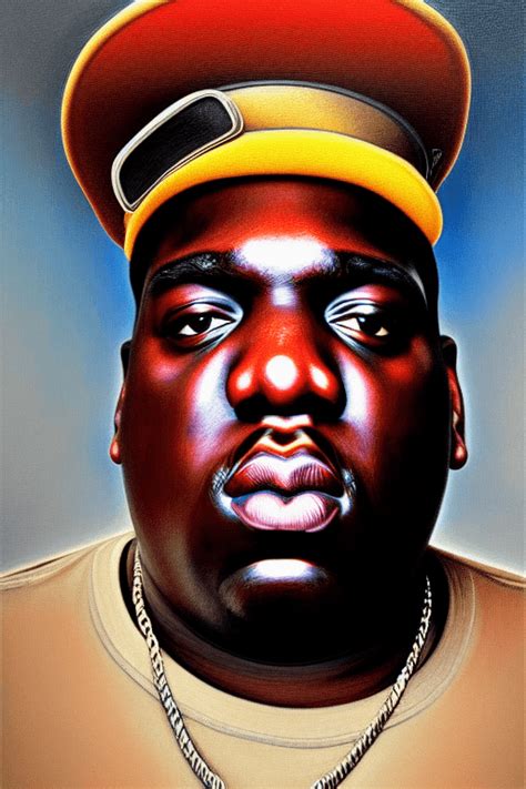 Biggie Ultra Detailed Hyper Realistic Photographic Wide Angle Lens In The Style Of Odd Nerdrum