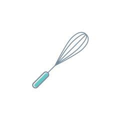 Wire Whisk And Chocolate For Bakery Cooking Vector Image Whisk Wire