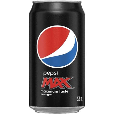 Pepsi Max Cans 375ml Pack 24