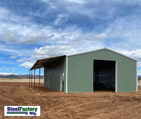 Steel Factory Mfg 30x50x10 Auto Body Garage Workshop Storage Metal