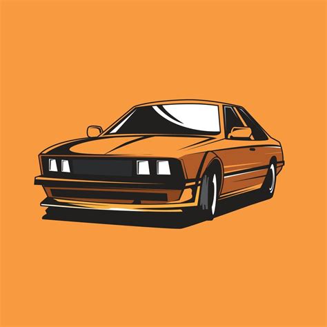 Yellow Car Illustration 9569385 Vector Art At Vecteezy