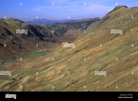 Langstrath Beck Running Through The Landscape Of Stonethwaite Fell