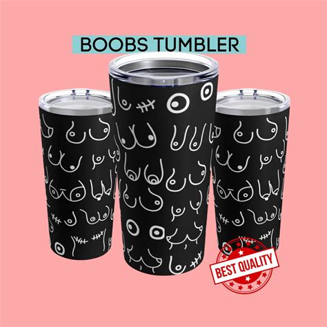 A Lot Of Boobs Tumbler Breast Cancer Awareness Boob Cancer Survivor