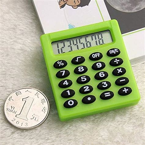 Petite calculatrice de poche portable pour école enfants maison bureau