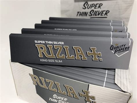 Amazon RIZLA 10 Booklets Rizla Silver King Size Slim Rolling