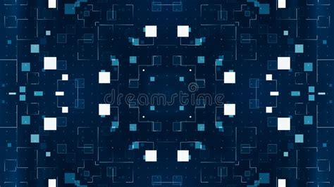 Technology Pattern. 3d Illustration Abstract Technology Background ...