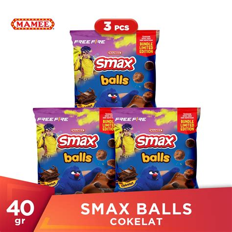 Jual SMAX Balls Cokelat 40 Gr 3 Pcs Shopee Indonesia