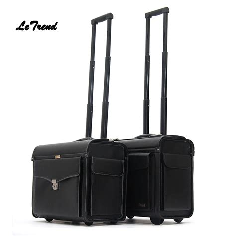 Letrend Pilot Rolling Luggage Casters Inch Business Carry On Trolley