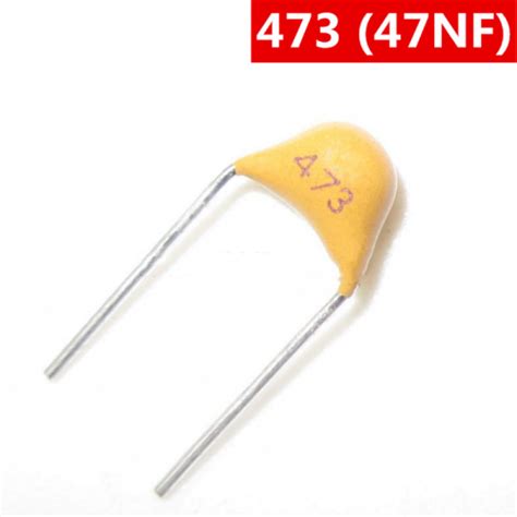 Capacitor cerámico 47nF 473 x 50V Tettsa Tienda